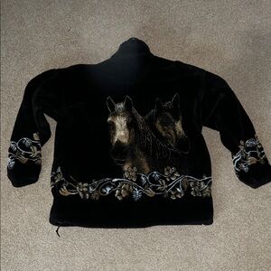 Northern Reflections Sherpa Horse Zip up